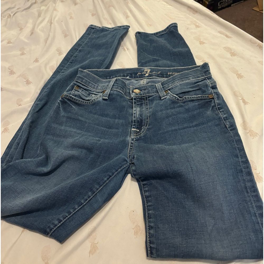 7 For All Mankind Roxanne Skinny Jeans 25 Excellent condition
